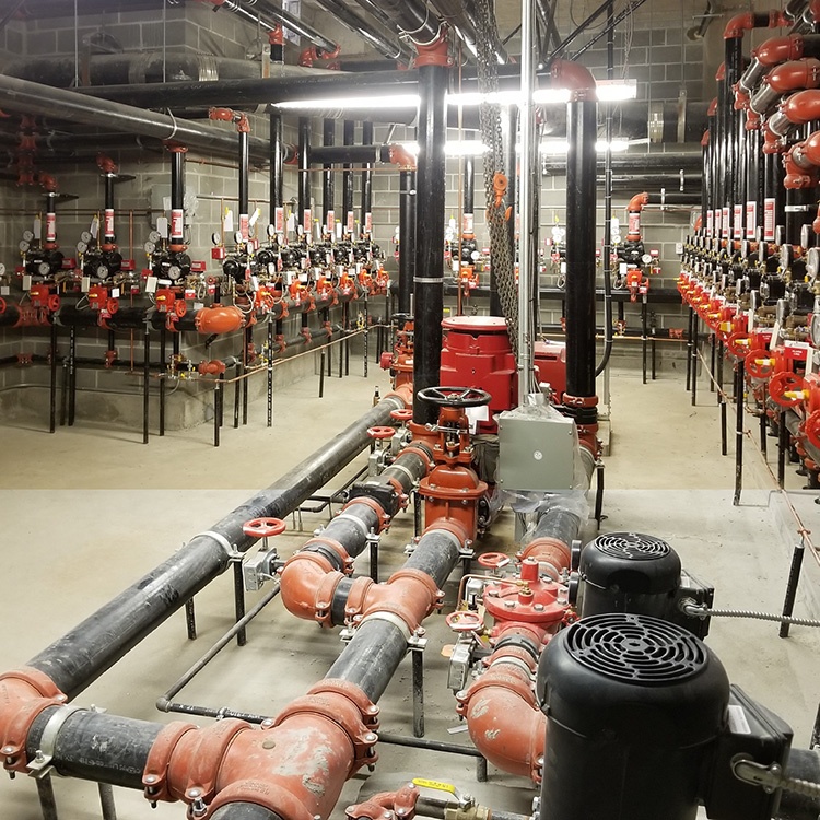 Tuyauterie à joints bridés